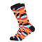 MYORED 2019 date men dress color comfortable pair roller skateboard for causal reason funny wedding socks socks shark geometry