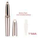 Protable Mini Electric Eyebrow Trimmer Lip Face Hair Razor Epilator Pen Hair Remover Eyebrow Shaver USB Rechargable 40
