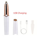 Protable Mini Electric Eyebrow Trimmer Lip Face Hair Razor Epilator Pen Hair Remover Eyebrow Shaver USB Rechargable 40#1016