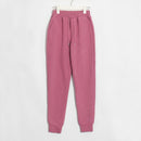 Wixra Women Casual Velvet Pants Winter Lady's Thick Wool Pants Women's Clothing Lace-up Long Trousers