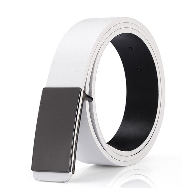 FAJARINA Brand Men's Quality Design PU 2nd Layer Genuine Leather Black Fashion Belts Male Jeans Belt Apparel Accessories for Men