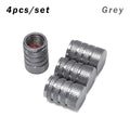 4PC Universal Dustproof Aluminium Alloy Bicycle Cap Wheel Tire Covered Car Truck Tube Tyre Bike Accessories 10 Colors