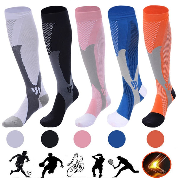 Compression Socks for Men&Women Best Graduated Athletic Fit for Running Flight Travel Boost Stamina, Circulation&Recovery Socks