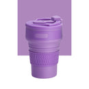 350ML Silicone Folding Coffee Cups Portable Outdoors Travel Drinking Mug Collapsible Water Tea Cup
