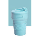 350ML Silicone Folding Coffee Cups Portable Outdoors Travel Drinking Mug Collapsible Water Tea Cup