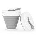 350ML Silicone Folding Coffee Cups Portable Outdoors Travel Drinking Mug Collapsible Water Tea Cup