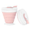 350ML Silicone Folding Coffee Cups Portable Outdoors Travel Drinking Mug Collapsible Water Tea Cup