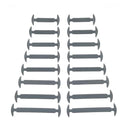 Silicone Elastic Shoelaces Special No Tie Shoelace Lacing Kids Adult Sneakers Quick Shoe Lace