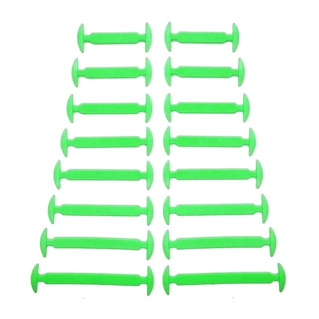 Silicone Elastic Shoelaces Special No Tie Shoelace Lacing Kids Adult Sneakers Quick Shoe Lace