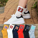 High Quality Fashion Men's Breathable Basketball Socks Elite Thick Sports Socks Unisex Harajukumen's happy Funny Embroider socks