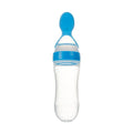 90ML Safe Newborn Baby Feeding Bottle Toddler Silicone Squeeze Feeding Spoon Milk Bottle Baby Training Feeder Food Supplement