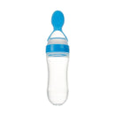 90ML Safe Newborn Baby Feeding Bottle Toddler Silicone Squeeze Feeding Spoon Milk Bottle Baby Training Feeder Food Supplement