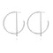 2020 NEW Gold Metal Long Circle Pendant Earings Tassel Earrings for Women  Fashion Jewelry Statement Geometric Voor Vrouwen