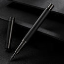 Black Metal Fountain Pen Titanium Black EF/F Nib High Quality Tree Texture Excellent Writing Gifts For Business Office Supplies
