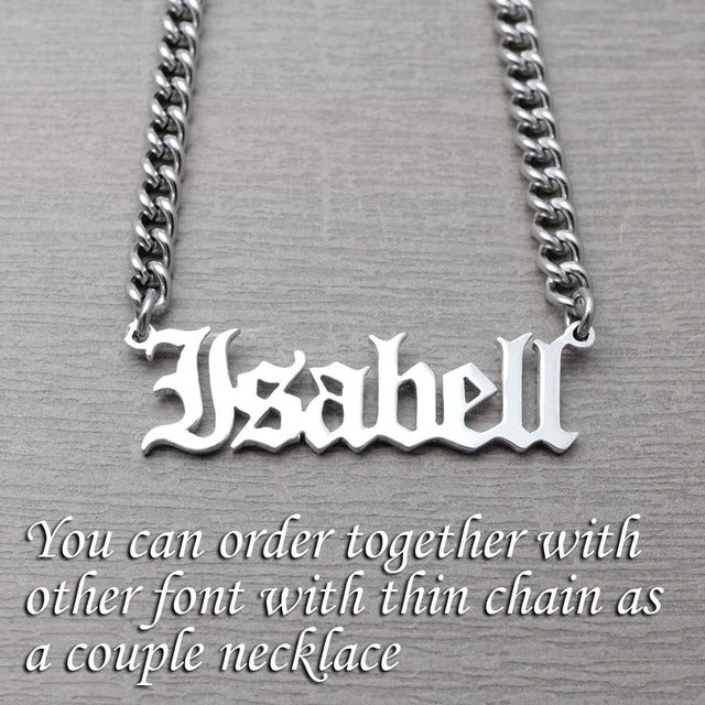 Custom Arabic Name Necklace, Personalized Name Necklace in Arabic, Custom Name Jewelry