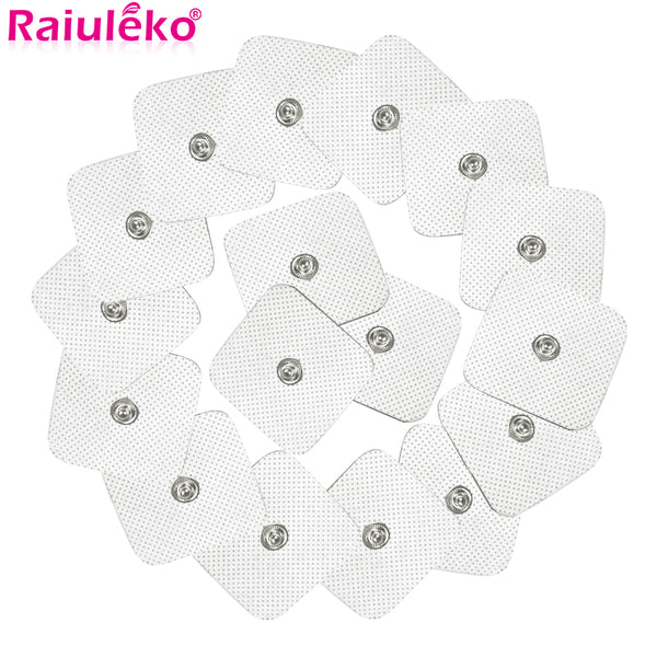 10Pcs/lot 4*4cm Electrode Pads For Tens Acupuncture Physiotherapy Machine Ems Nerve Muscle Stimulator Slimming Massager Patch
