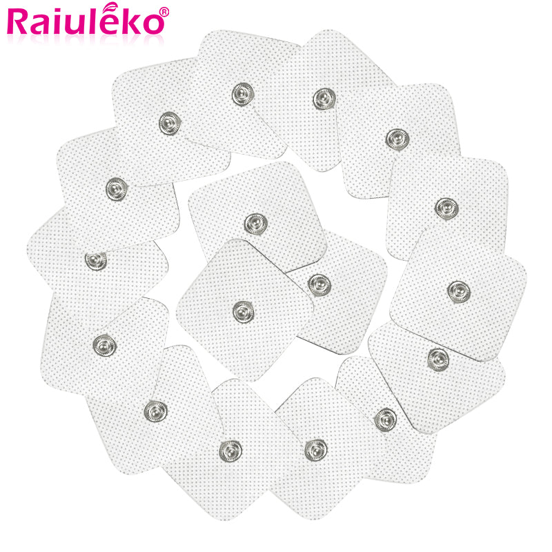 10Pcs/lot 4*4cm Electrode Pads For Tens Acupuncture Physiotherapy Machine Ems Nerve Muscle Stimulator Slimming Massager Patch