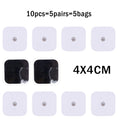 10Pcs/lot 4*4cm Electrode Pads For Tens Acupuncture Physiotherapy Machine Ems Nerve Muscle Stimulator Slimming Massager Patch