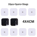 10Pcs/lot 4*4cm Electrode Pads For Tens Acupuncture Physiotherapy Machine Ems Nerve Muscle Stimulator Slimming Massager Patch