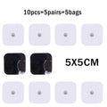 10Pcs/lot 4*4cm Electrode Pads For Tens Acupuncture Physiotherapy Machine Ems Nerve Muscle Stimulator Slimming Massager Patch