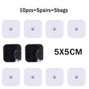10Pcs/lot 4*4cm Electrode Pads For Tens Acupuncture Physiotherapy Machine Ems Nerve Muscle Stimulator Slimming Massager Patch