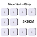 10Pcs/lot 4*4cm Electrode Pads For Tens Acupuncture Physiotherapy Machine Ems Nerve Muscle Stimulator Slimming Massager Patch