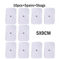 10Pcs/lot 4*4cm Electrode Pads For Tens Acupuncture Physiotherapy Machine Ems Nerve Muscle Stimulator Slimming Massager Patch