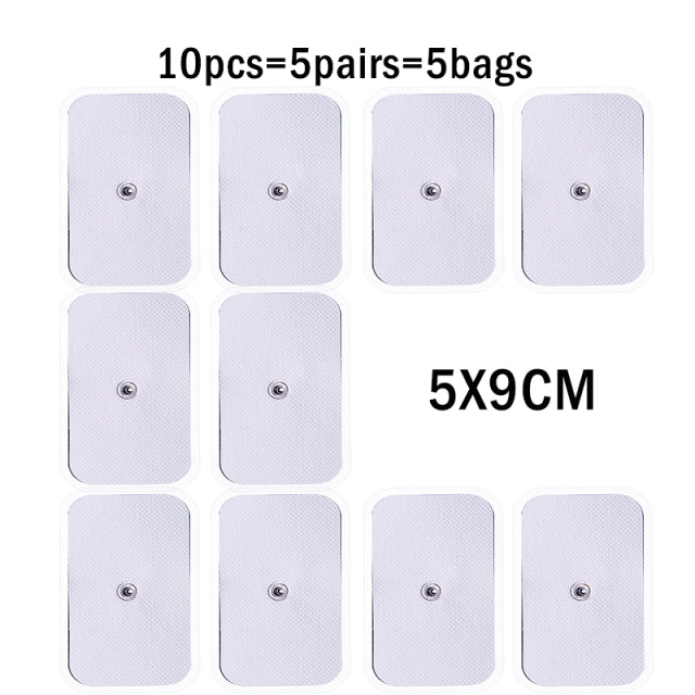 10Pcs/lot 4*4cm Electrode Pads For Tens Acupuncture Physiotherapy Machine Ems Nerve Muscle Stimulator Slimming Massager Patch
