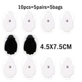 10Pcs/lot 4*4cm Electrode Pads For Tens Acupuncture Physiotherapy Machine Ems Nerve Muscle Stimulator Slimming Massager Patch