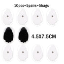 10Pcs/lot 4*4cm Electrode Pads For Tens Acupuncture Physiotherapy Machine Ems Nerve Muscle Stimulator Slimming Massager Patch