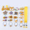 18/24 Pcs/Set Children Hair Clip Set Baby Head flower Fabric Bow Barrettes Hair clips Girl Elastic hair Headband Headdress Gift