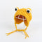 Solid color Cartoon frog knitted hat winter warm hat Skullies cap beanie hat for kid boy and girl 75