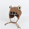 Solid color Cartoon frog knitted hat winter warm hat Skullies cap beanie hat for kid boy and girl 75