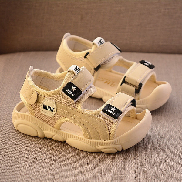 2020 Summer Children Shoes Boys Soft Soles Beach Shoes Male Baby Baotou Anti-kick Children's Sandals Princepard Summer Sandals
