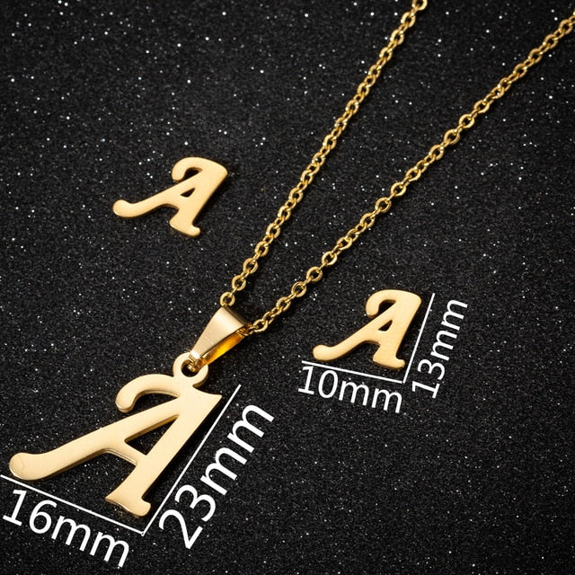 SMJEL A-Z Alphabet Necklace Tiny Heart Initial Necklace for Women Girls Kids Personalize Jewelry 26 Letter Collier Pendientes