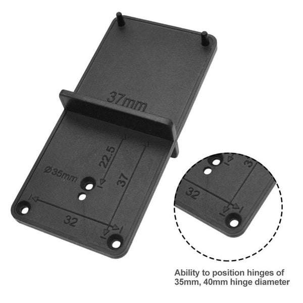 35/40mm Woodworking Punch Hinge Drill Hole Opener Locator Guide Drill Bit Hole Tools Door Cabinets DIY Template Woodworking Tool