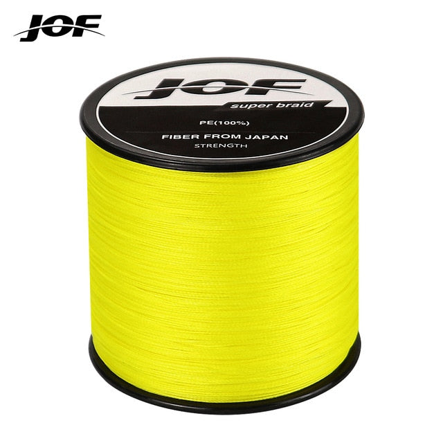 JOF 4 Strands Braided Fishing Line Multifilament 300M 500M 1000M Carp Fishing Japanese Braided Wire Fishing Accessories Pe Line
