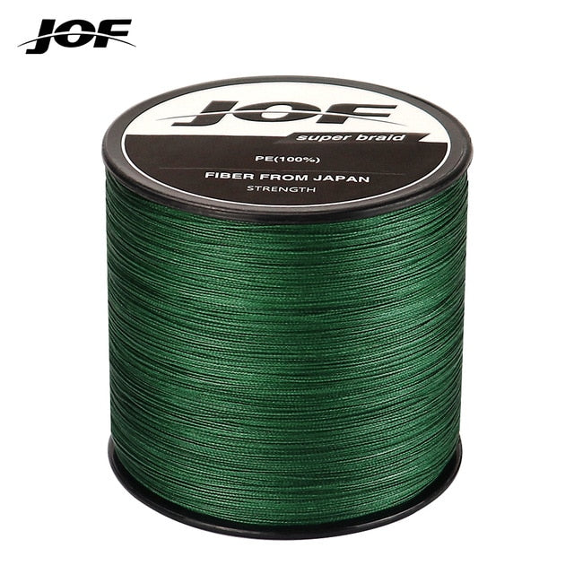 JOF 4 Strands Braided Fishing Line Multifilament 300M 500M 1000M Carp Fishing Japanese Braided Wire Fishing Accessories Pe Line