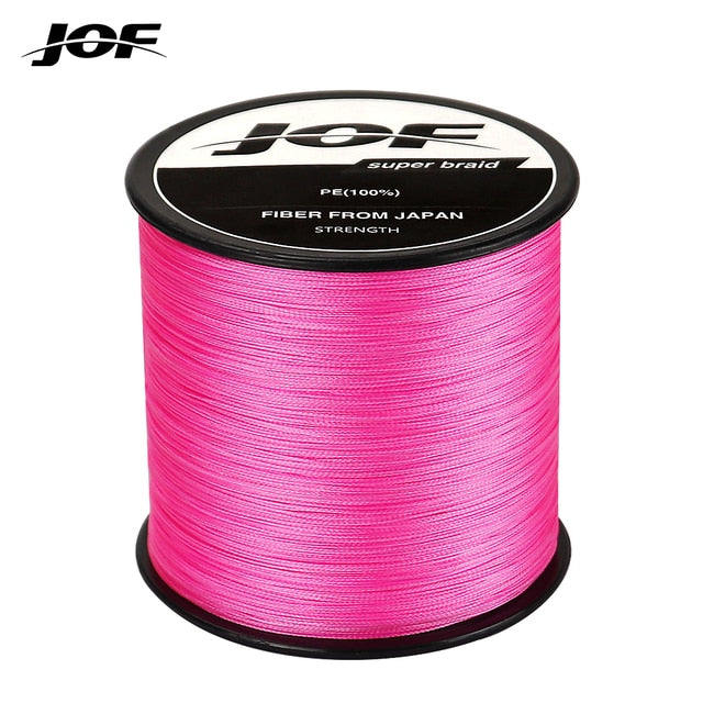 JOF 4 Strands Braided Fishing Line Multifilament 300M 500M 1000M Carp Fishing Japanese Braided Wire Fishing Accessories Pe Line