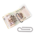 1Pc New Metal Bifold Money Clip Bar Wallet Replace Parts Spring Clamp Cash Holder