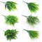 7 Fork Artificial Plants Eucalyptus Grass Plastic Ferns Green Leaves Fake Flower Plant Wedding Home Decoration Table Decors