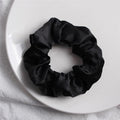 1PC Satin Silk Solid Color Scrunchies Elastic Hair Bands 2019 New Women Girls Hair Accessories Ponytail Holder Hair Ties Rope