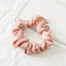 1PC Satin Silk Solid Color Scrunchies Elastic Hair Bands 2019 New Women Girls Hair Accessories Ponytail Holder Hair Ties Rope