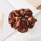 1PC Satin Silk Solid Color Scrunchies Elastic Hair Bands 2019 New Women Girls Hair Accessories Ponytail Holder Hair Ties Rope