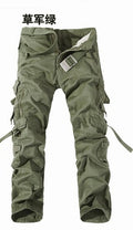 Military Tactical pants men Multi-pocket washed overalls men loose cotton pants male cargo pants for men trousers,size 28-42