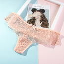 Sexy Lace Panties Female Underwear Thong Floral Lace Women Lingerie Breathable Briefs Low Waist G-String Transparent