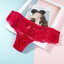 Sexy Lace Panties Female Underwear Thong Floral Lace Women Lingerie Breathable Briefs Low Waist G-String Transparent