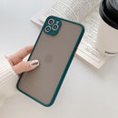 Simple Matte Shockproof Soft  Silicone Phone Case for I phone 11 ,Pro Max Xr Xs 6s 8 7 Plus