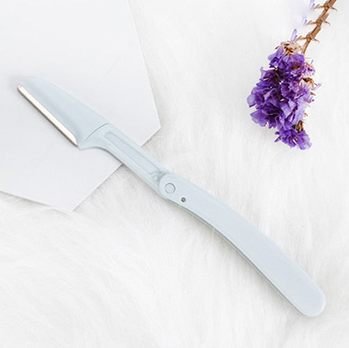 Teemo 3Pcs/set Portable Eyebrow Trimmer Foldable Hair Remover Set Women Face Razor Eyebrow Trimmers Blades Shaver Beauty tools