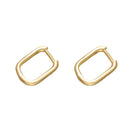 ZHUKOU 13x14mm one pair crystal hoop earrings for women jewelry DIY small earrings hooks jewelry accessories making model:VE82